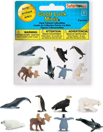 Safari Ltd. arktida – Good Luck Minis funpack mini figurky zvířat (8 ks)
