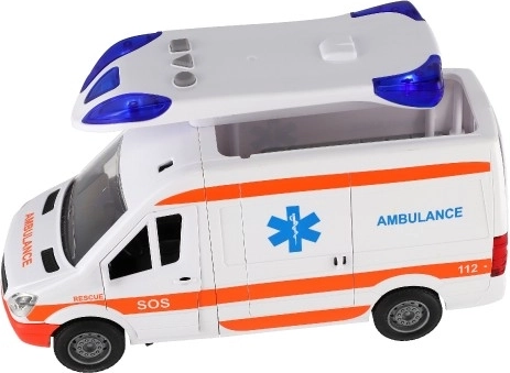 Světelné a zvukové efekty jako u skutečné sanitky