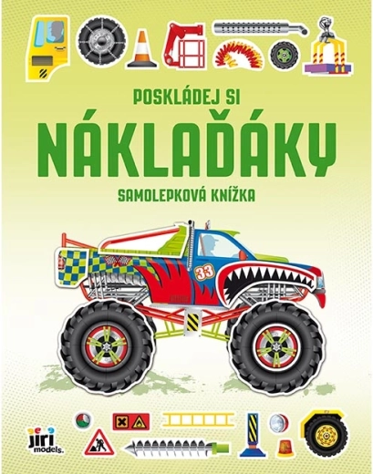 Poskládej si náklaďáky – samolepková knížka