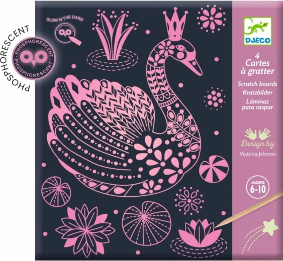 Vyškrabávací obrázky Kouzelný svět DJECO