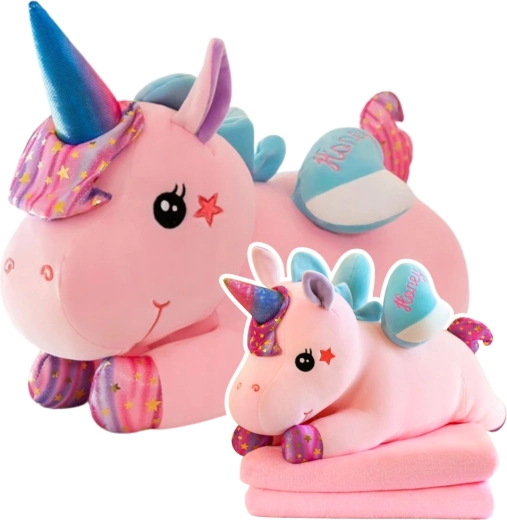 3v1: plyšák, polštář i deka