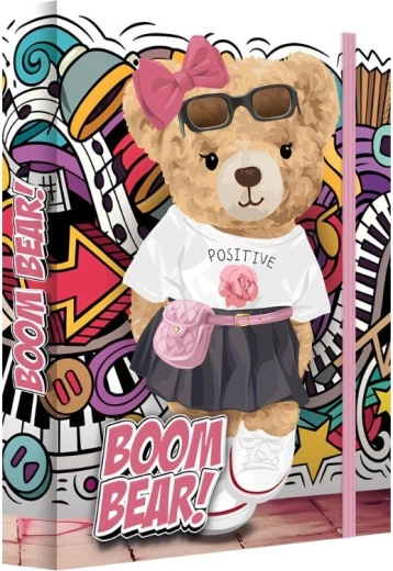 Box na sešity A4 jumbo Max Junior Boom Bear (medvěd) - 1 kus