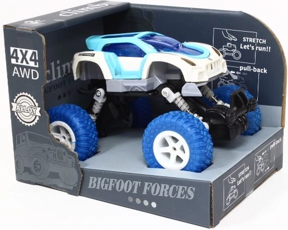 Kovové autíčko 4×4 s odpružením