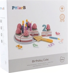 Dřevěný narozeninový dort na krájení POLARB od VIGA