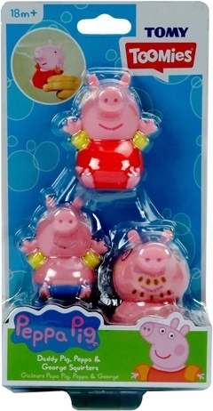 TOMY Prasátko Peppa figurky do vody 3 ks