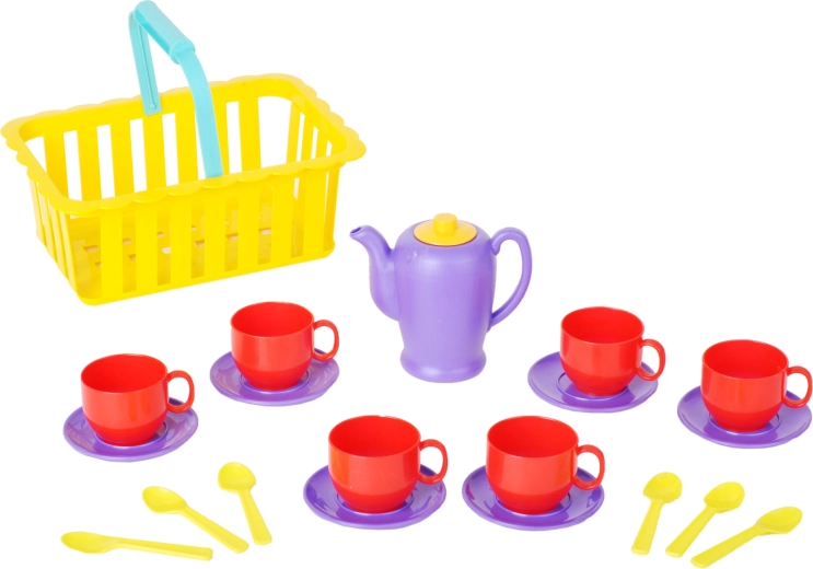 Barevná sada pro zábavné čajové dýchánky