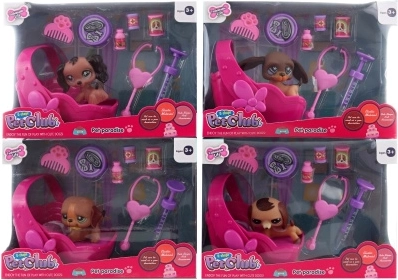 Sada péče o mazlíčka s postýlkou a doplňky