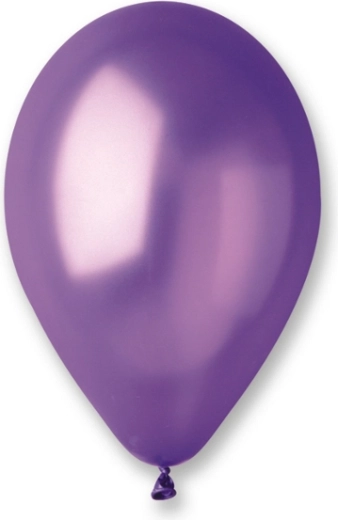 Metalické fialové balónky 25 cm