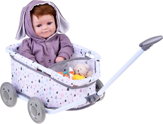 Měkký textilní koš se šikovným úložným prostorem