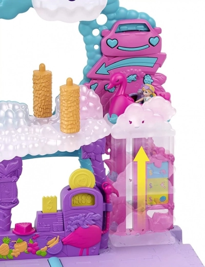 Mrakový výtah, kartáče a kvetoucí skluzavka