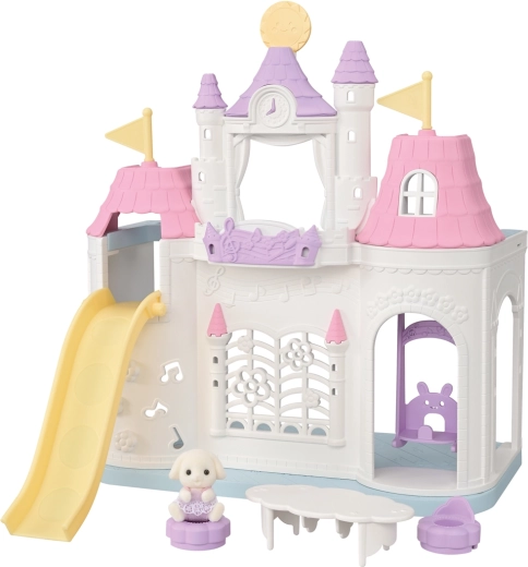 Zámecká školka SYLVANIAN FAMILIES – herní hrad s houpačkou a skluzavkou