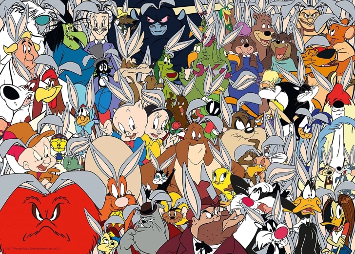Puzzle LOONEY TUNES Challenge 1000 dílků Ravensburger