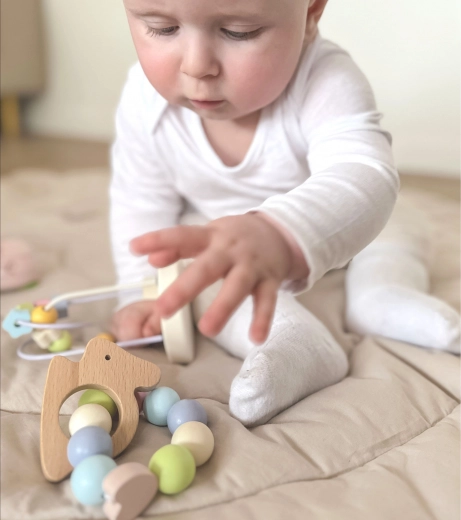 Příjemné materiály a pastelové provedení
