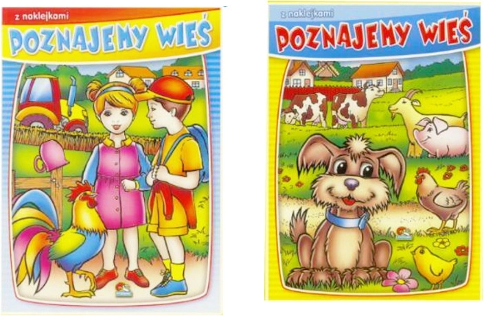 Omalovánka Poznáváme venkov s nálepkami