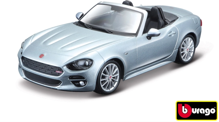 Bburago 1:24 FIAT 124 Spider – kovový model v měřítku 1:24