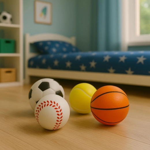 Měkké a bezpečné pro hru kdekoliv