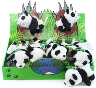 Plyšová klíčenka panda 12 cm
