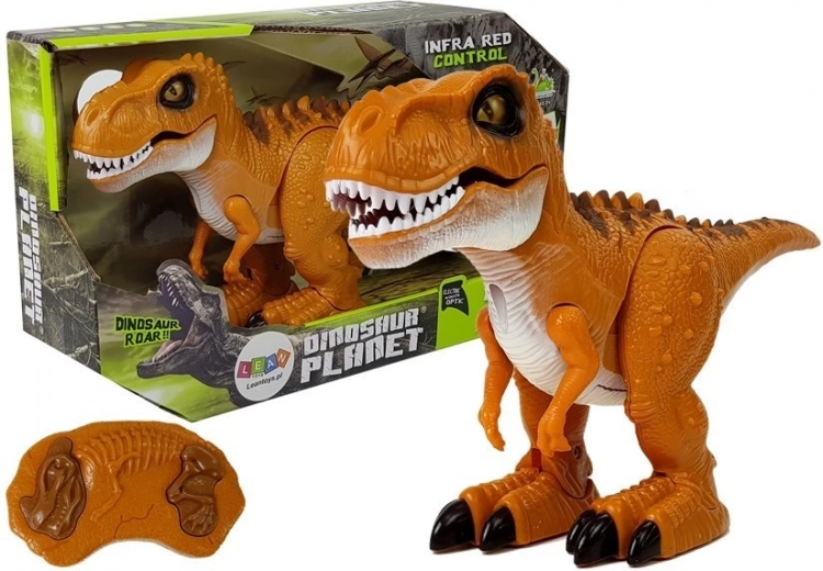 RC tyrannosaurus s dálkovým ovládáním, světlem a zvukem