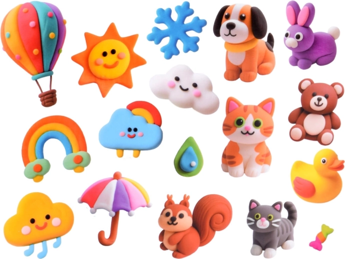 Zvířátkové formičky pro roztomilé figurky