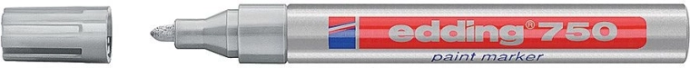 Lakový popisovač EDDING 750 – Stříbrná