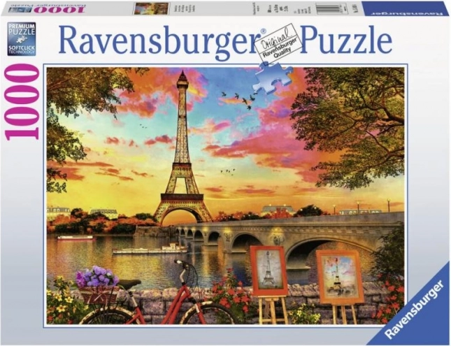 Puzzle Na břehu Seiny 1000 dílků RAVENSBURGER