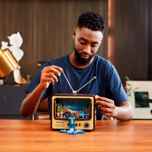 Zábavná stavba s potištěnými díly