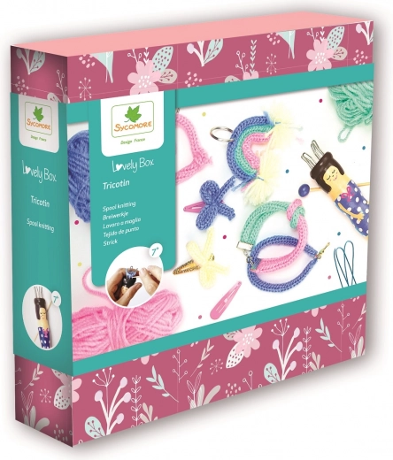 Kreativní sada s pletací panenkou Lovely Box
