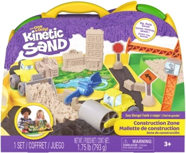 Kinetic Sand kinetický písek staveniště s příslušenstvím 793 g