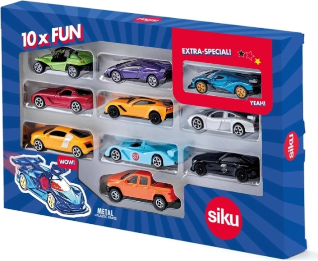 Siku Super set 10 sportovních aut