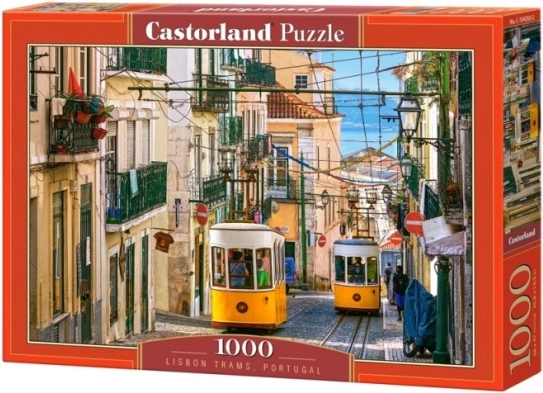 Puzzle 1000 dílků Lisabonské tramvaje Portugalsko