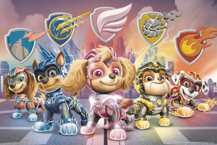 Puzzle 24 dílků Maxi Míse Štěňátek Tlapková patrola