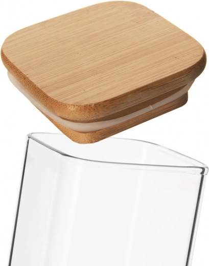 Vzduchotěsné bambusové víčko