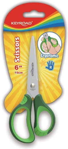 Školní nůžky KEYROAD Soft 15 cm