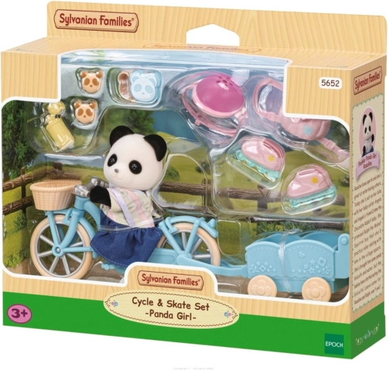 Sylvanian Families vyjížďka na kole s pandou Rosalinou