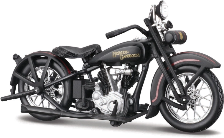 Maisto motocykl Harley-Davidson 1928 JDH Twin Cam matně černý 1:18