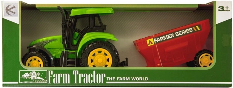Traktor s přívěsem pro malé farmáře - 1 kus