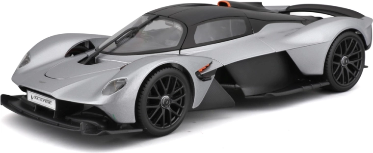 Maisto Aston Martin Valkyrie stříbrný model 1:18