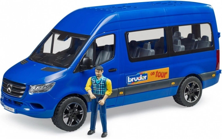 Mercedes Benz Sprinter minibus modrý s řidičem