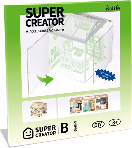 dveře proti prachu pro miniatury super creator – typ b