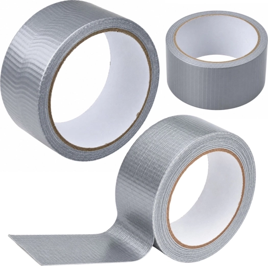 Šedá vyztužená opravná páska 48 mm × 15 m
