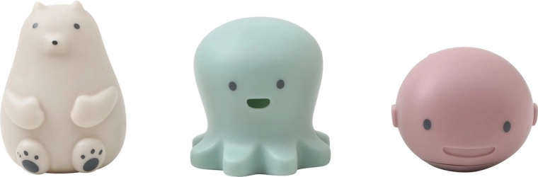 Shnuggle Bath Buddies hračky do vody – chobotnice, velryba a lední medvěd