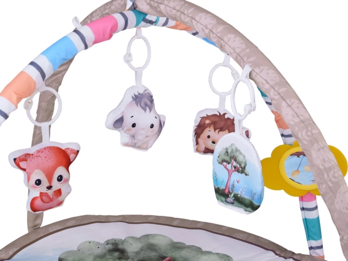 Měkké oblouky s hračkami pro rozvoj koordinace