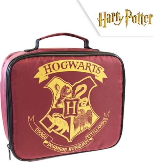 Harry Potter svačinová taška burgundská s logem Hogwarts - 1 kus
