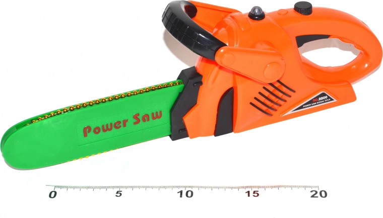 dětská motorová pila 33 cm se světly a zvuky