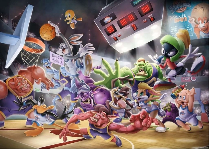 Puzzle SPACE JAM final dunk – 1000 dílků RAVENSBURGER