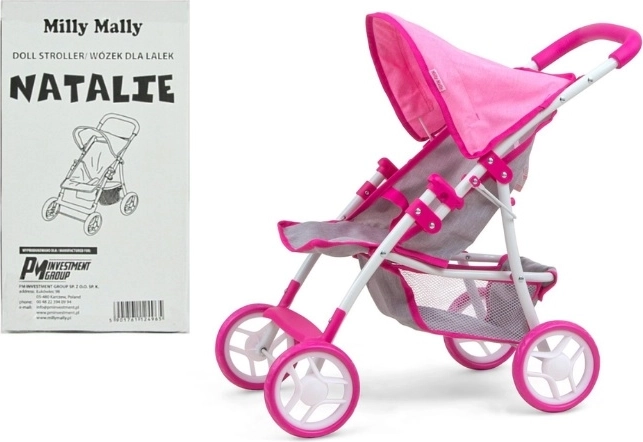 Milly Mally kočárek pro panenky Natalie Prestige Pink