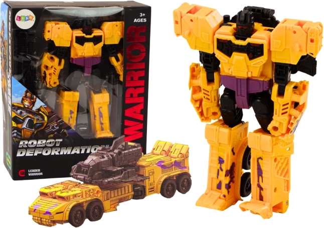 Transformující robotický tank 2v1 X-Warrior žlutý
