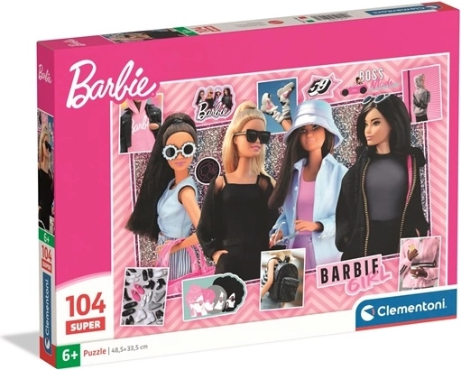 Clementoni puzzle Barbie super 104 dílků