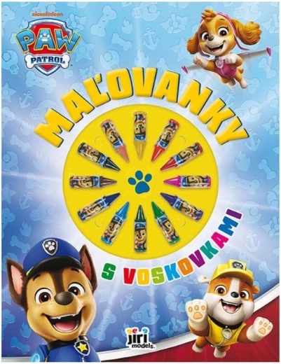 Omalovánky s voskovkami Labková patrola