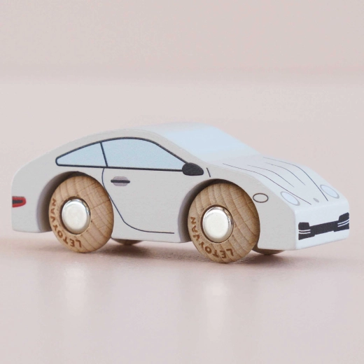 Le Toy Van dřevěné sportovní autíčko gt90 poppy